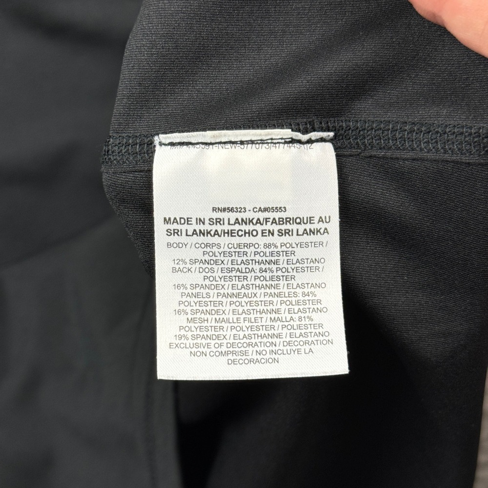 Nike Pro Dri-FIT Womens Medium Black Quarter Zip Running Top Athletic Active - Picture 7 of 10